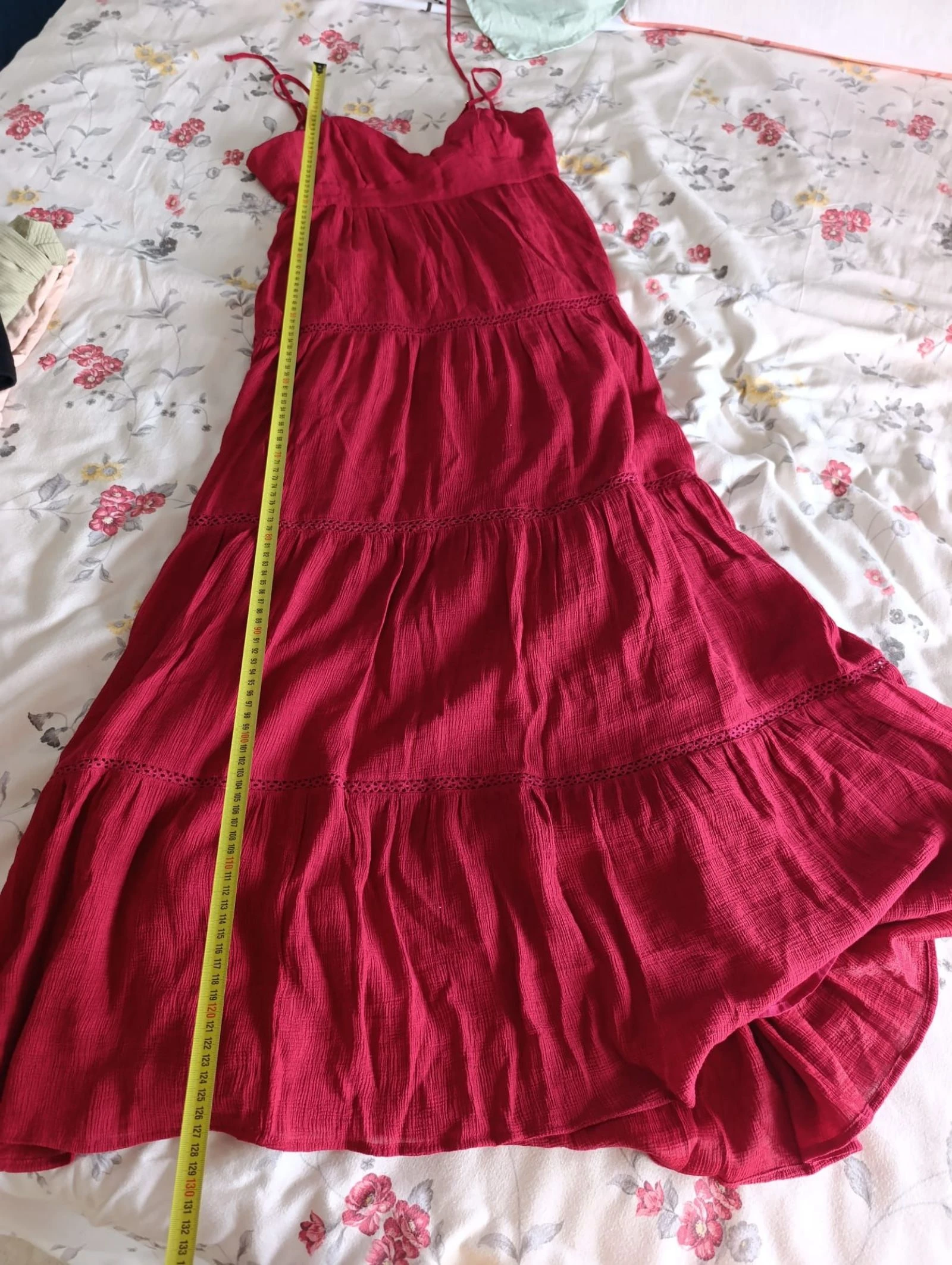 Vestido Zara maxi frambuesa talla XL  – photo 10